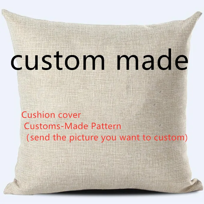 

Customs Made Print Cushion Cover Decorative for Sofa Seat Soft Throw Pillow Case Cover Home Decor Customizing 45x45cm