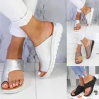 Сандалии женские для дома и улицы, пляжные шлепанцы, прочные модные сандалии для путешествий, повседневная обувь на платформе, лето