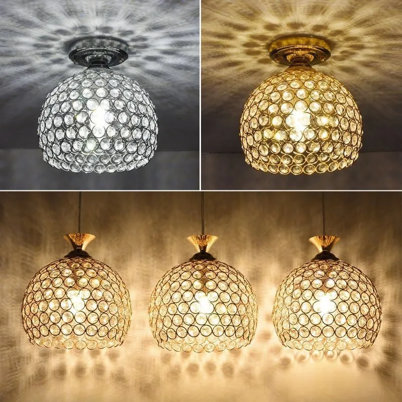 Современные Люстры кухонные Хрустальные подвесные потолочные светильники
