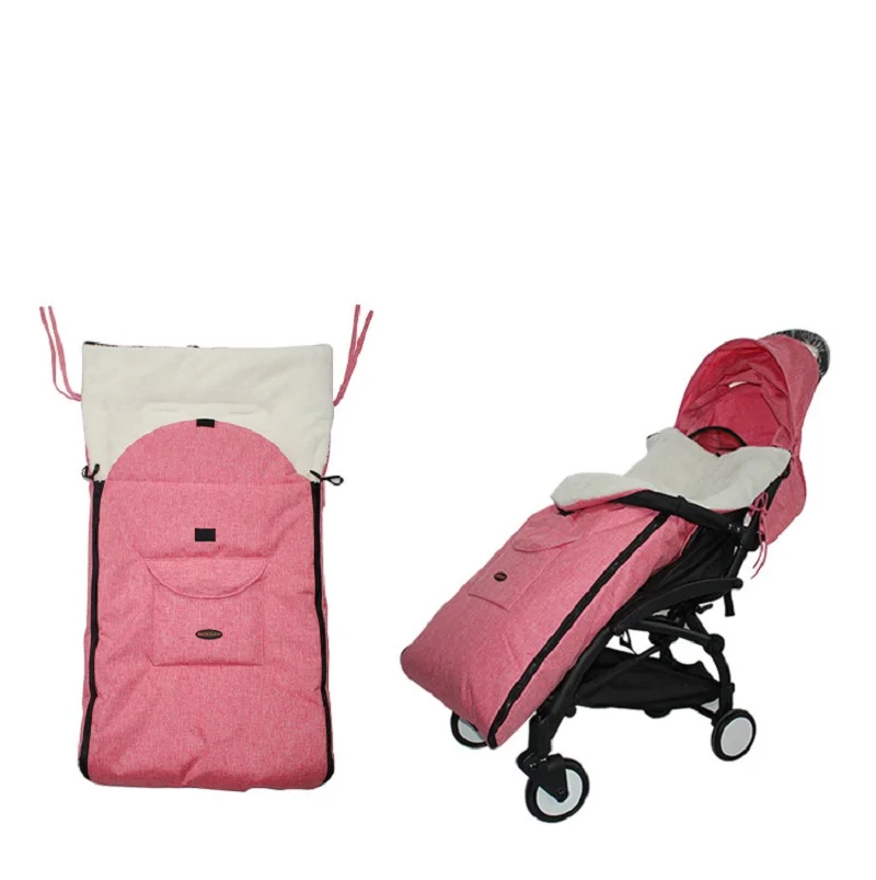 Спальный мешок для малышей зимняя сумка коляски плотный теплый конверт спальные