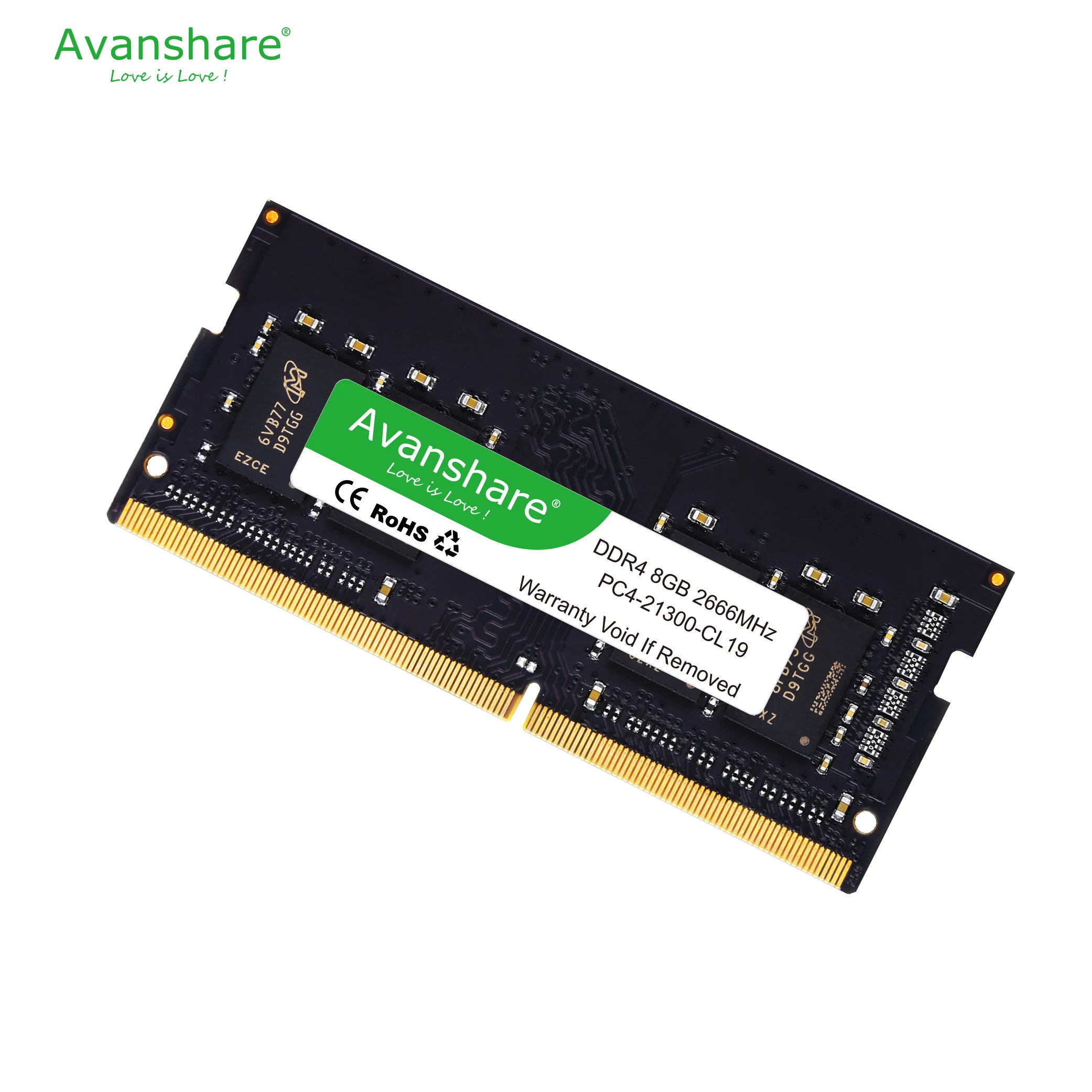 Оперативная память Avanshare memoria ddr4, 4 ГБ, 8 ГБ, 16 ГБ, 2666 МГц, 2400 МГц, оперативная память для ноутбука, оперативная Память DDR4, от Ali express