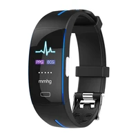 p3plus blood pressure wrist band heart rate monitor ecg smart bracelet activit fitness tracker intelligent wristband