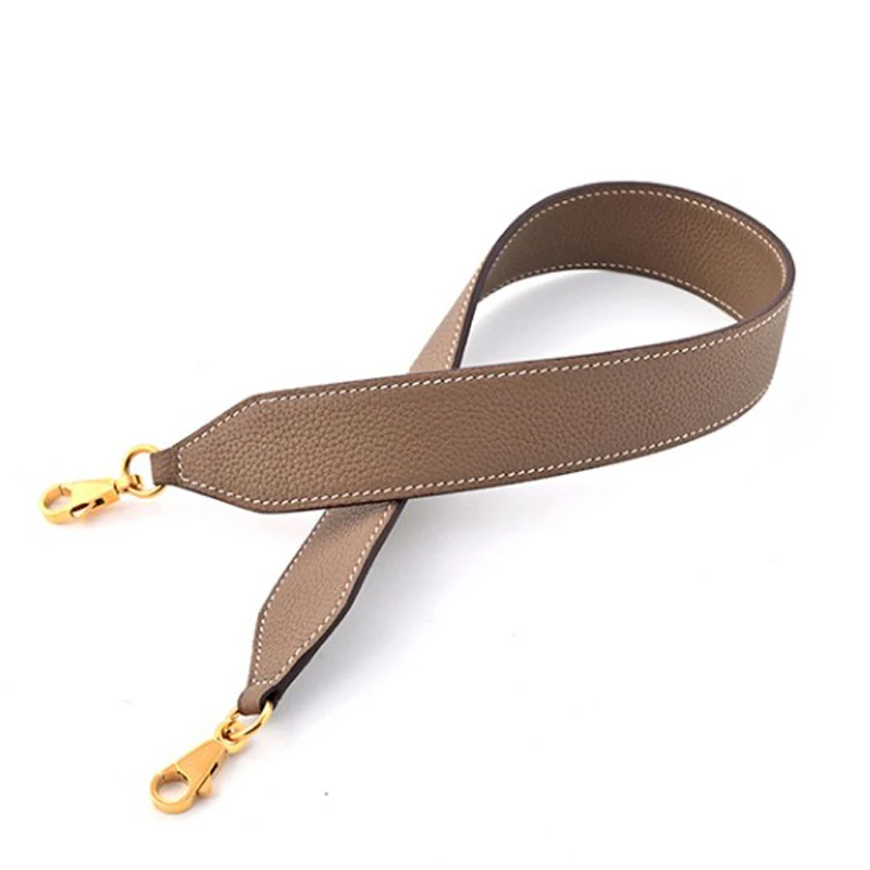 Custom Kelly Bag Shoulder Strap Bag Strap Vegetable Tanned Cowhide Togo Lychee Pattern Diagonal Shoulder Bag Strap