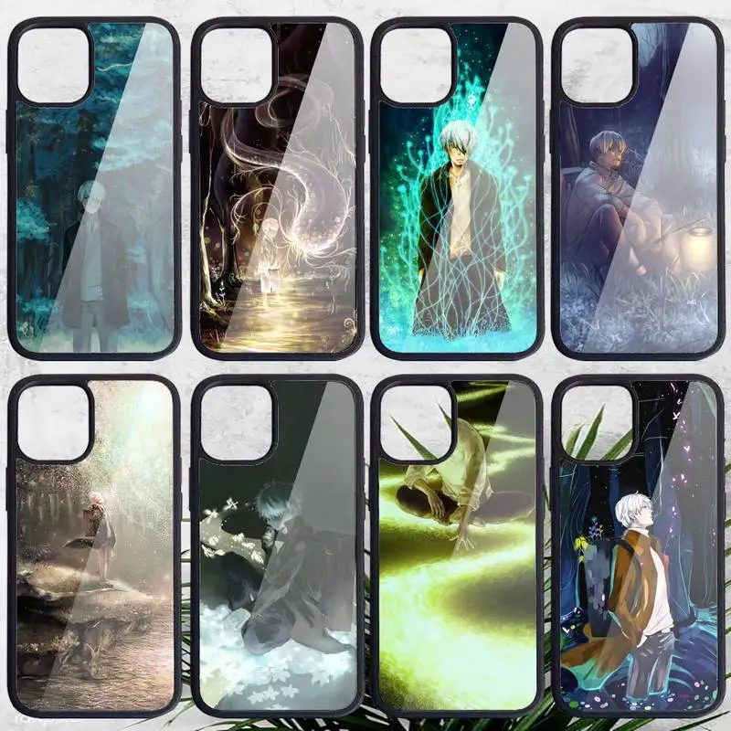 

Japan anime Mushishi Phone Case PC for iPhone 11 12 pro XS MAX 8 7 6 6S Plus X 5S SE 2020 XR