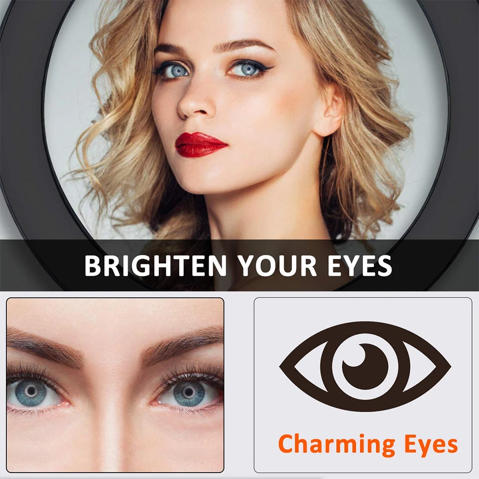 26cm Photo Ringlight Led Selfie Ring Light Phone Bluetooth Remote Lamp Photography Lighting Tripod Holder Youtube Video
