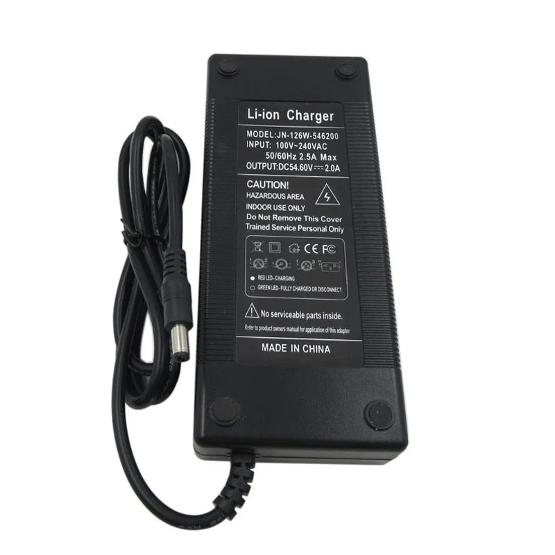 120W 54 6 V 2A литий ионный DC XLRM GX16 электровелосипед велосипед Батарея Зарядное
