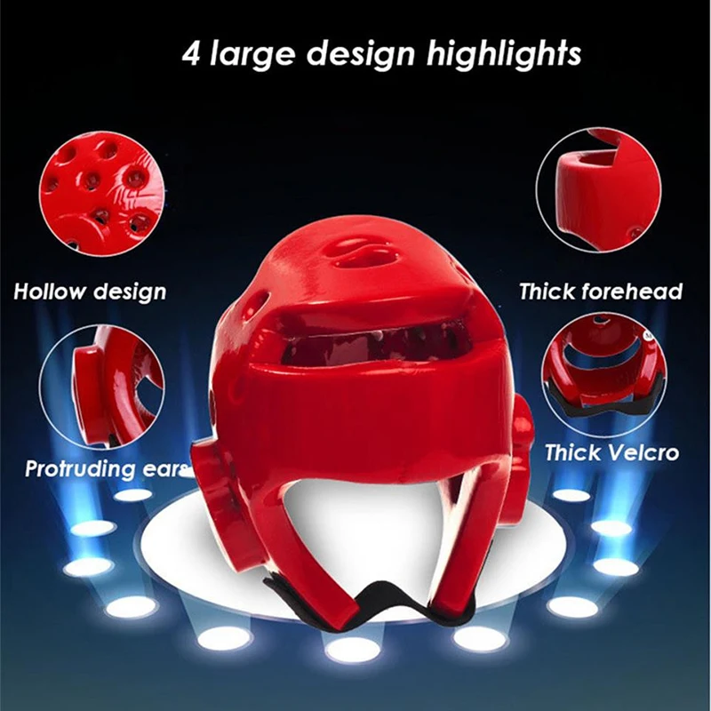 Новый боксерский шлем Каратэ Муай Тай боксео тхэквондо тренировочный для детей