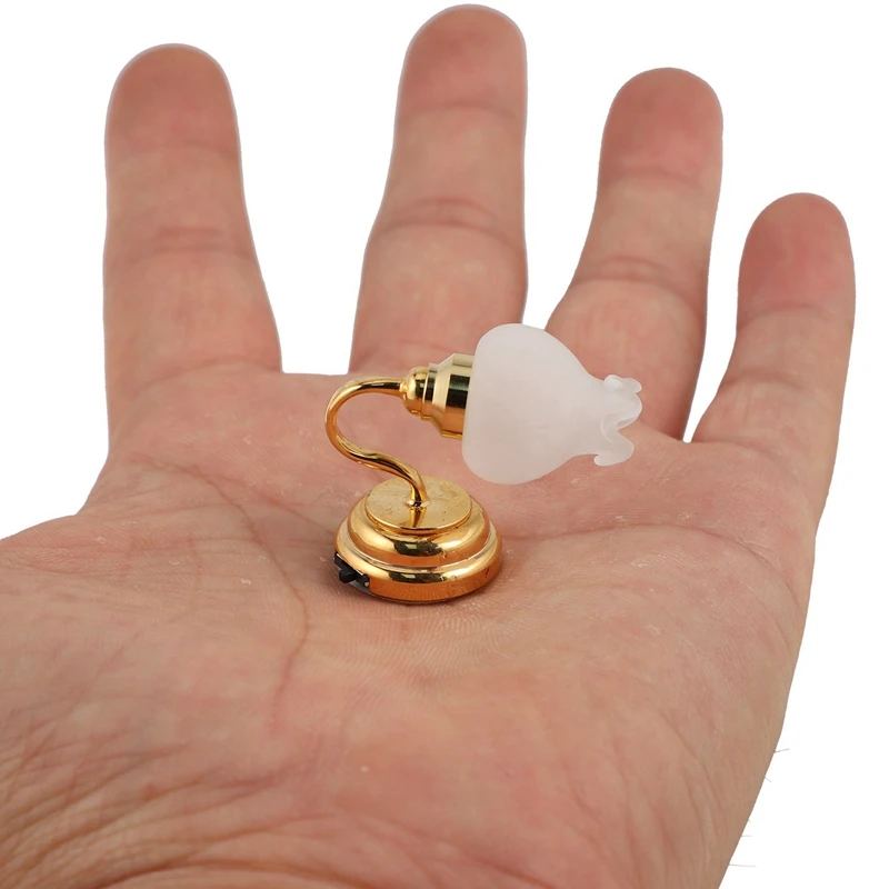 Цветочный Металл 1:12 кукольный домик миниатюрсветодиодный ная модель