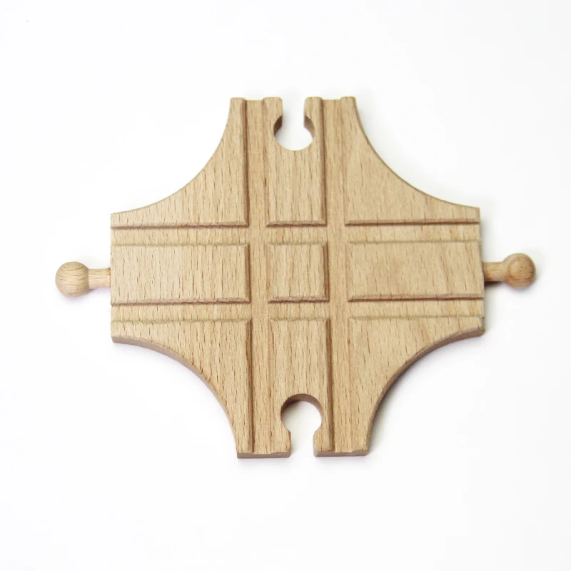 Aksesori Trek Pemandangan Kayu Jembatan A X Rel/Y Rel/Jalur Lintas Ganda Cocok untuk Kereta Kayu Brio Anak Laki-laki/Mainan Anak-anak