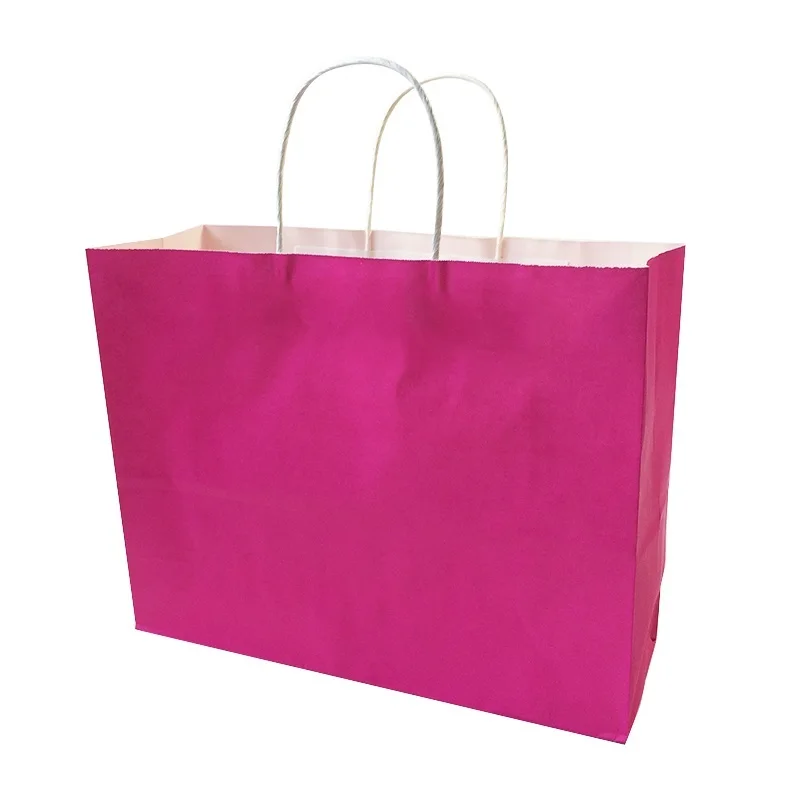 10 шт./лот многофункциональные пакеты из крафт-бумаги с ручкой конфетных цветов