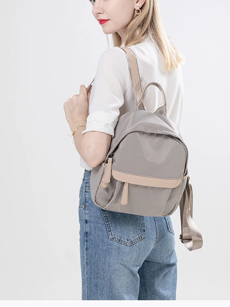 

Новый рюкзак из ткани Оксфорд, Женский мини-рюкзак корейской версии, модная удобная школьная сумка, Удобная дорожная сумка