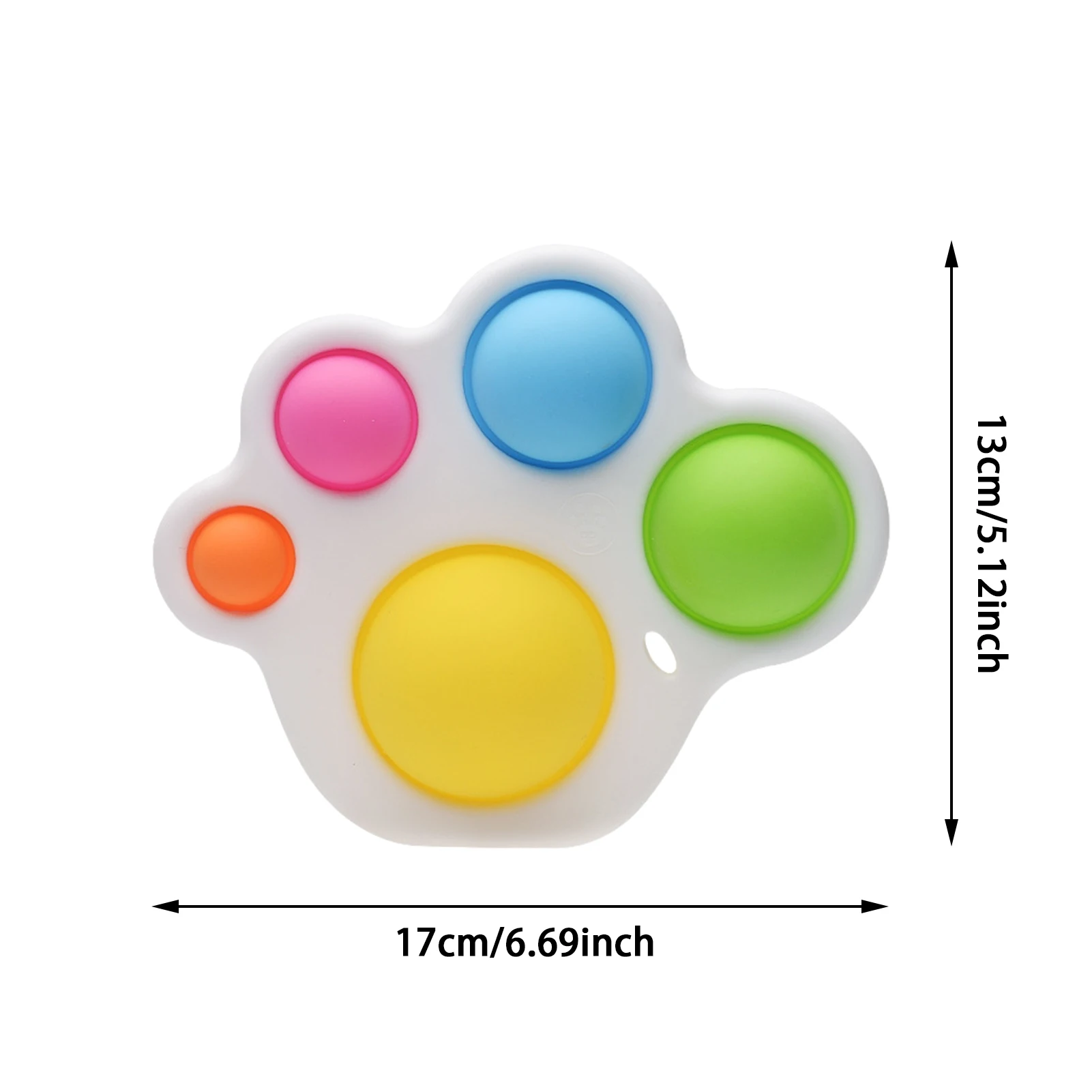 

Baby Simple Sensory Toy Educational Silicone Fidget Dimple Toys