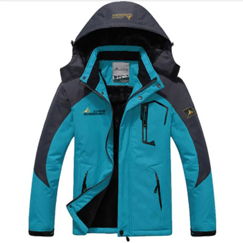 

Winter Parka Men Windbreak Plus Velvet Thick Warm Windproof Fur Coats Male Military Hooded Anorak Jackets Men Winter Jackets 46