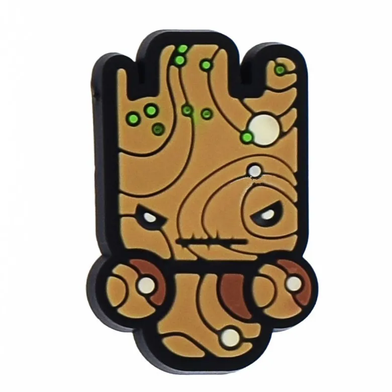 1 шт. хит продаж Грут Йонду мантис танос ПВХ плоская задняя часть аксессуары для DIY