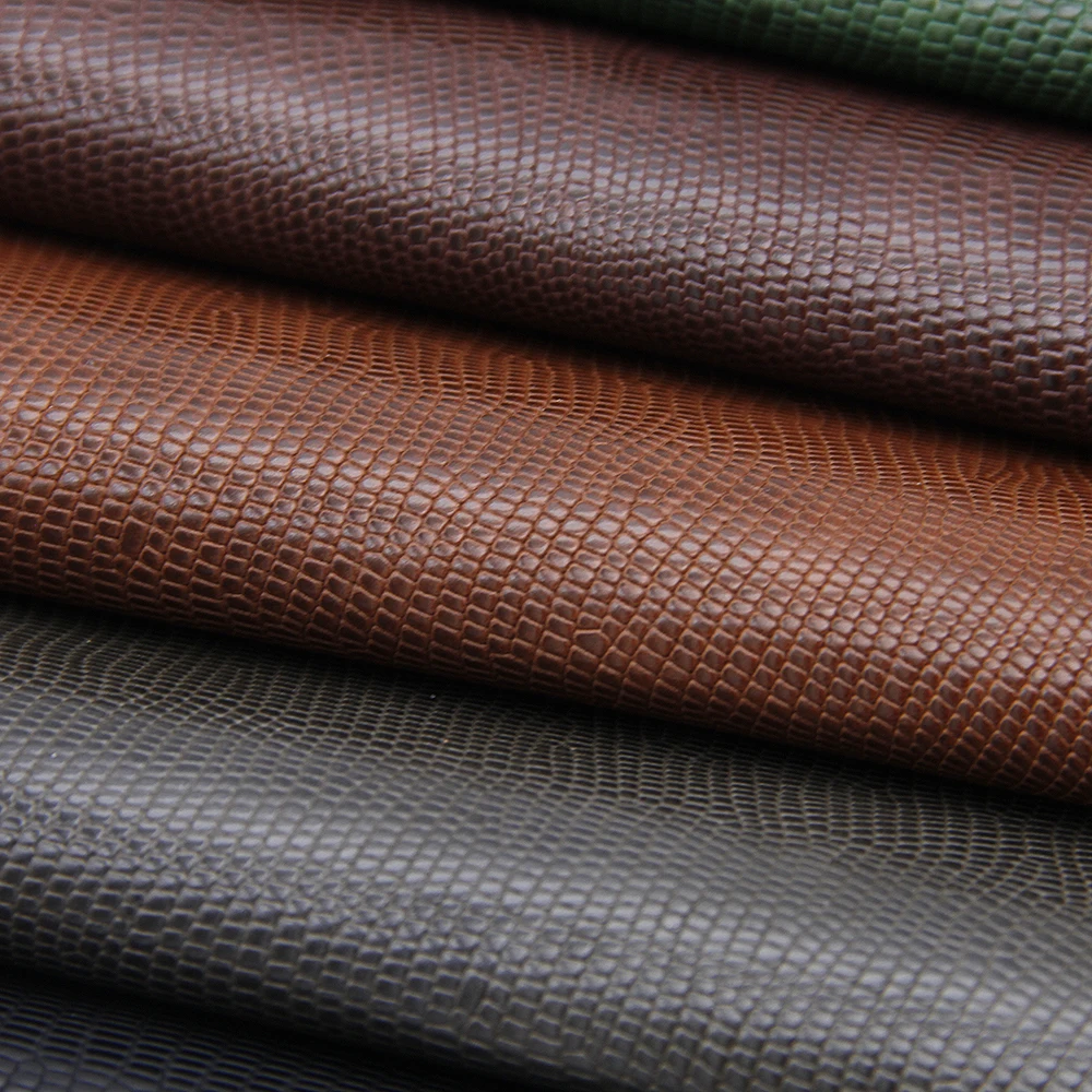 20х34 см однотонные листы из искусственной кожи с узором змеи для изготовления