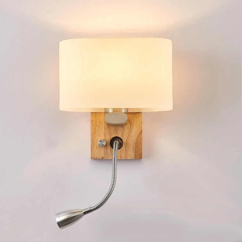 Американская настенная лампа для спальни прикроватная светильник коридора из