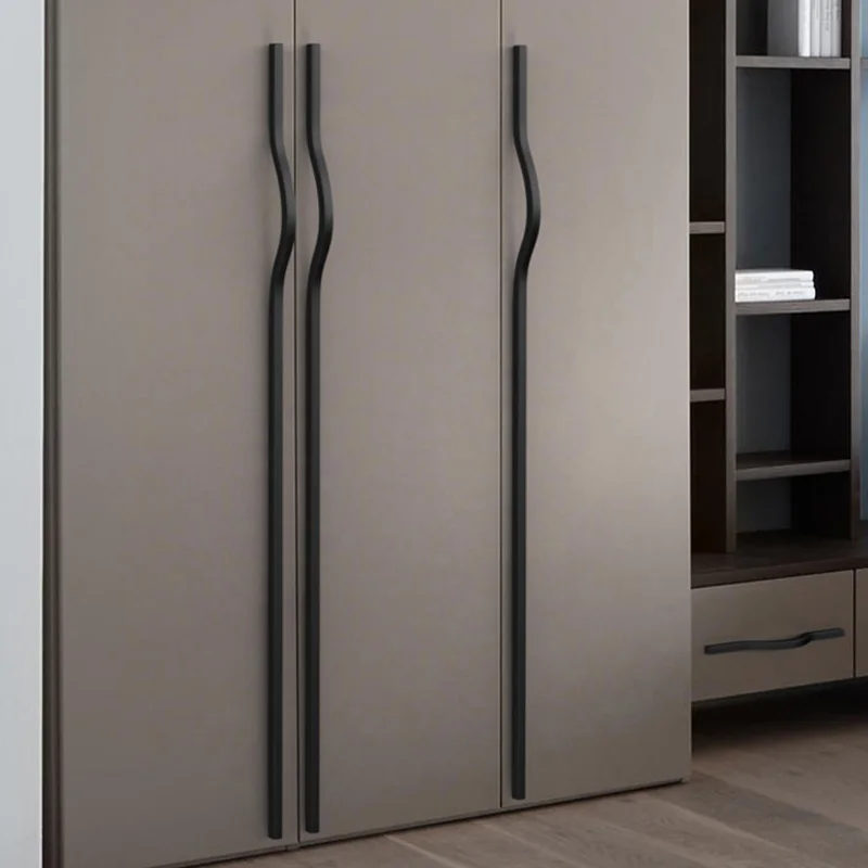 furniture handle modern dooroom cabinet door handle wardrobe kitchen drawer dresser cupboard shoe box wine bar curve pulls knob free global shipping