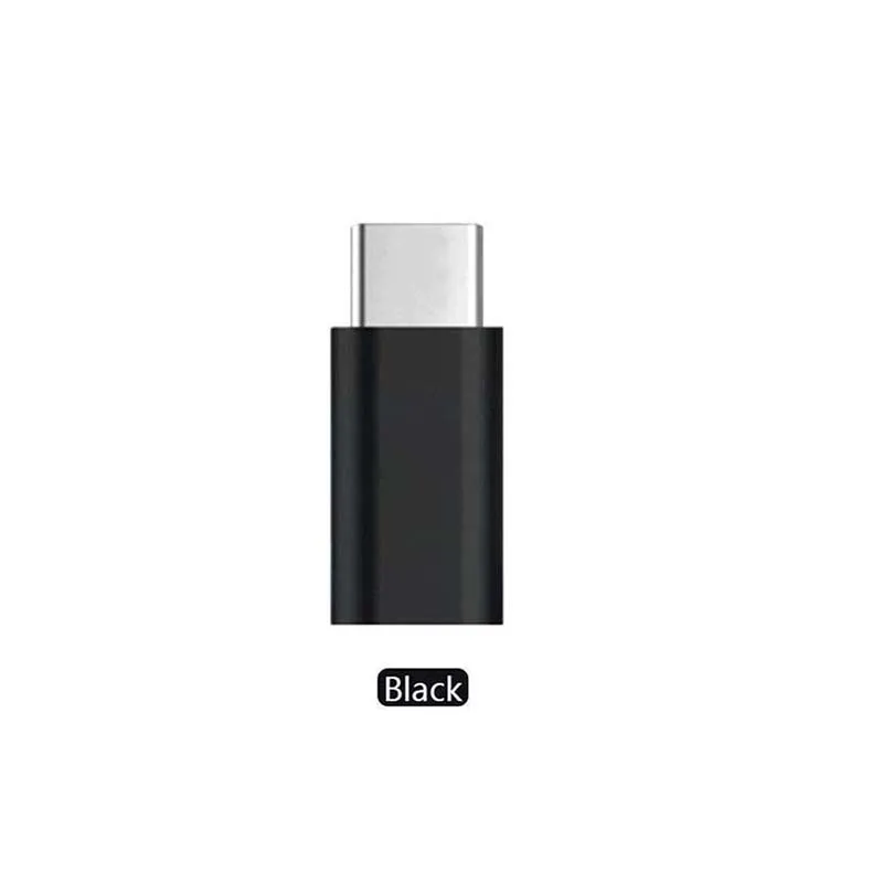 black Тип C до 3,5 мм мини аудио адаптер USB C до 3,5 мм разъем для наушников Aux кабель конвертер для Xiaomi для huawei - Цвет: black