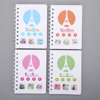 korea simple creative notebook eiffel tower office notepad student diary book kawaii office learn journal stationery wholesale