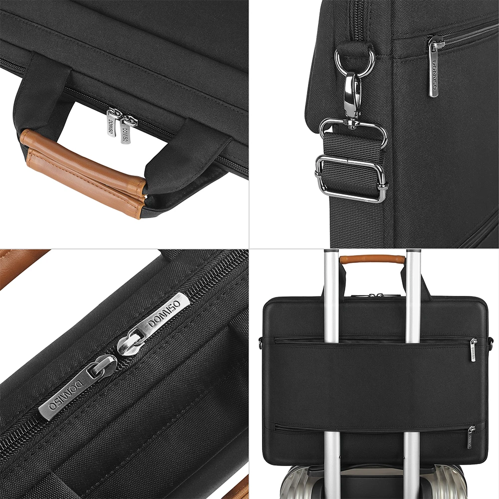 14 15.6 17 Inch Shockproof Laptop Sleeve Business Briefcase Waterproof Messenger Shoulder Bag for Notebooks Black | Компьютеры и офис