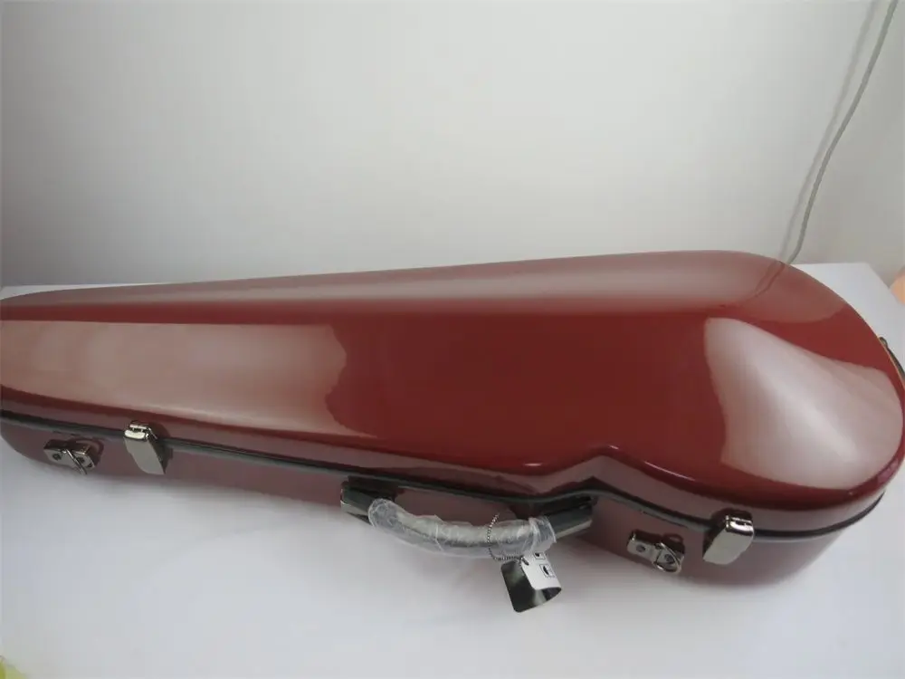 

Beautiful purplish red straight flange fiberglass adjustable 15-17" viola case