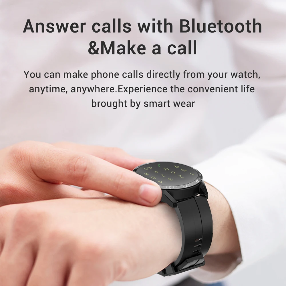 2020 G20 Смарт-часы для мужчин Bluetooth Вызов полный сенсорный бизнес-часы пульсометр IOS