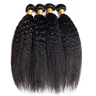 Курчавые прямые пупряди Maxine 30 дюймов, человеческие волосы, пучки, сделка, бразильские волосы, пупряди для плетения, Пришивные человеческие волосы для наращивания