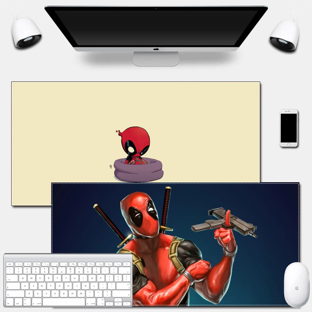 

Противоскользящий коврик для мыши большого размера Disney, утолщенный игровой коврик для игровой мыши, ноутбука, настольного компьютера, Дэдп...