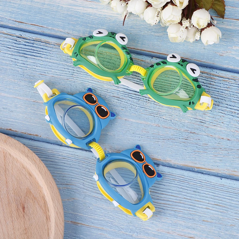 Горячие очки плавательные Дети регулируемые водонепроницаемые противотуманные