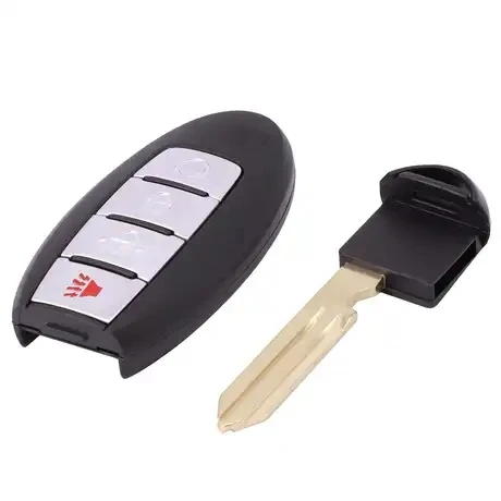 

KEYECU FSK 433MHz 4A Chip Smart Remtoe Key 4 Button for Nissan Pathfinder 2019-2020 FCC ID: KR5TXN7 Continental: S180144904
