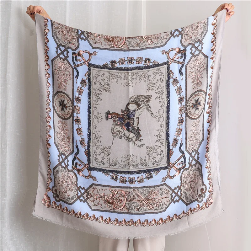 Women Newest Vintage Pattern Cotton Scarf 10pcs/lot