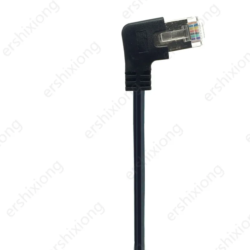 Кабель Lan RJ45 штекер-гнездо Удлинительный шнур Ethernet крепление панели левый правый