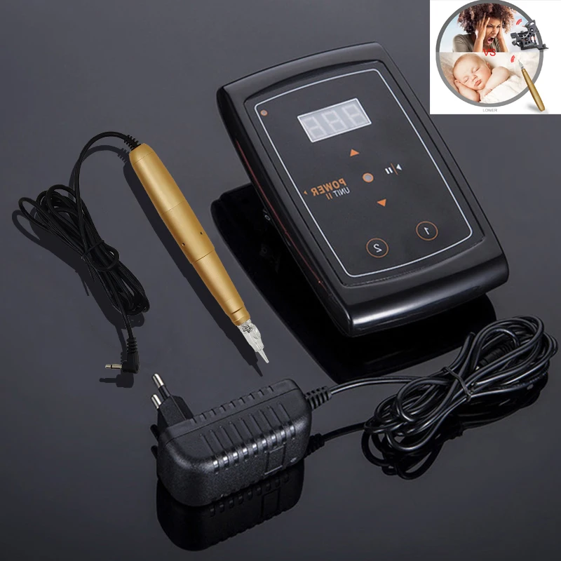 Профессиональный Швейцарский тихий моторная ручка Перманентный макияж тату