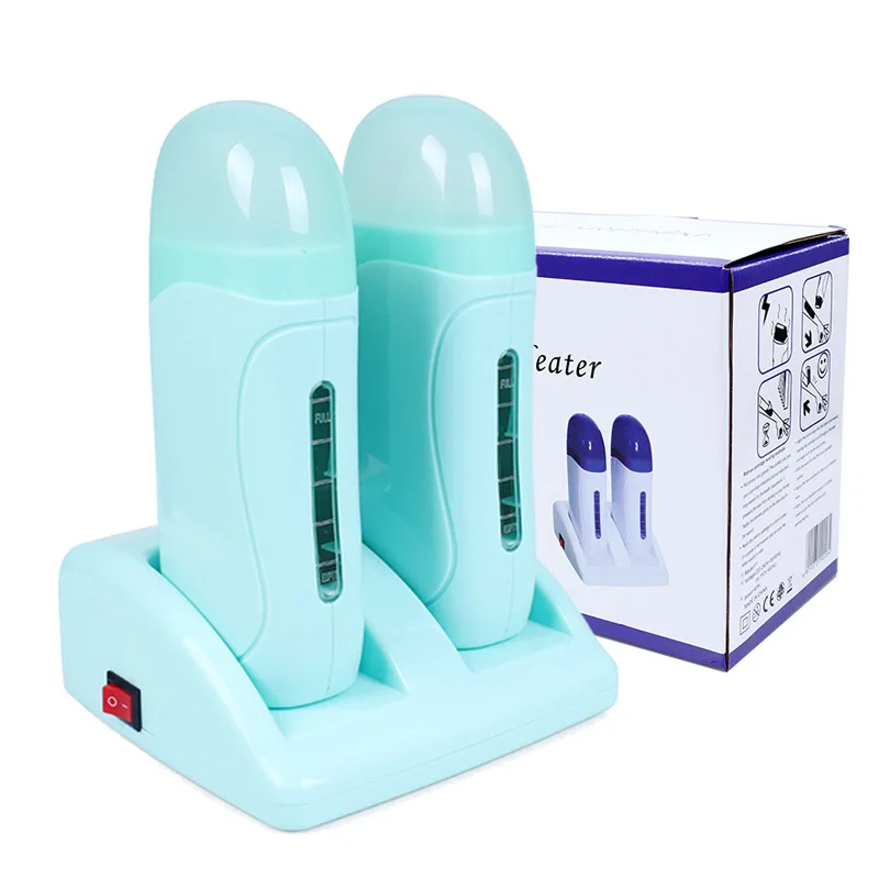 Профессиональный двойной нагреватель воска для депиляции рулон на два сиденья