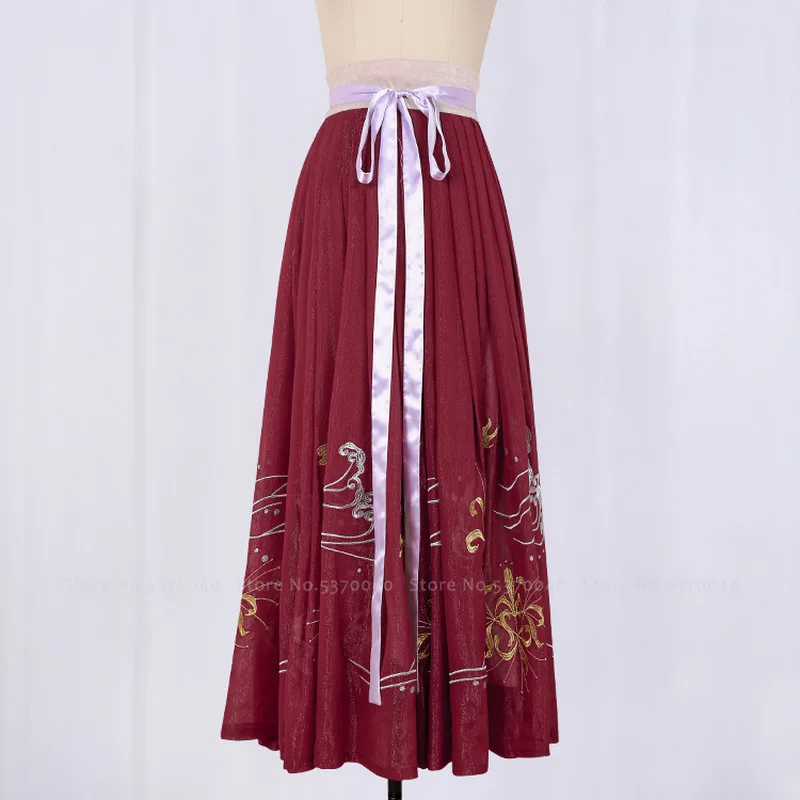 Китайский стиль традиционное Hanfu женское свадебное платье халат юбка народный