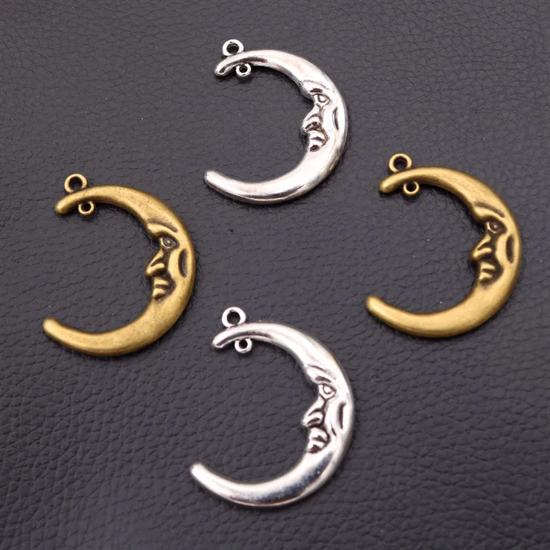 Подвески в виде Луны 40*29 мм Очаровательные романтические подвески богини луны DIY