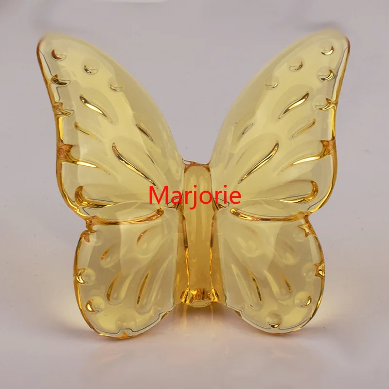 Новинка 2022 стеклянное искусственное стекло танцующая бабочка прозрачное