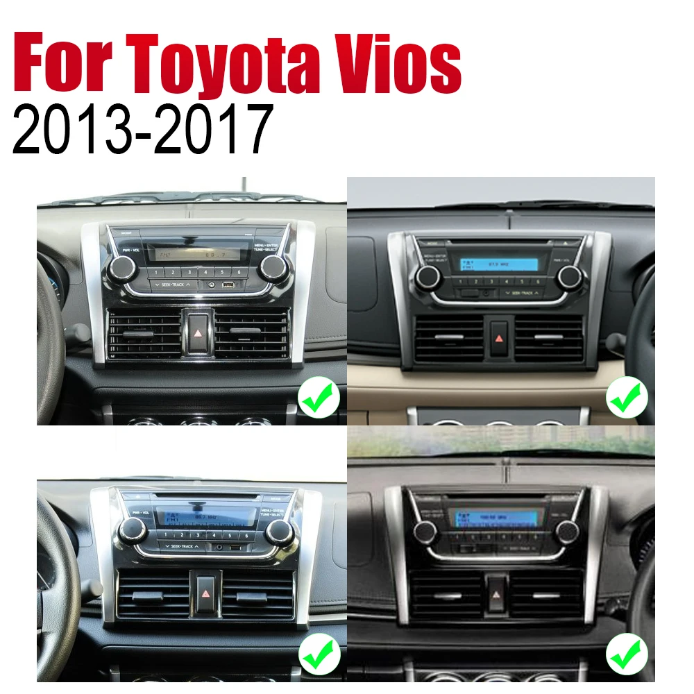 Автомагнитола ZaiXi Android 2 Din для Toyota Vios 2013 ~ 2017 автомобильный мультимедийный плеер
