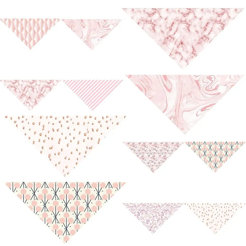 Шейный платок для собак треугольный шарф слюнявчик Регулируемый ошейник