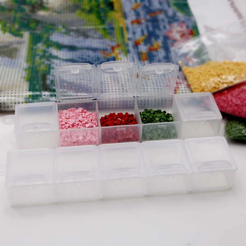 2019 Новый Модный Инструмент для алмазной живописи 5 слотов пластиковая