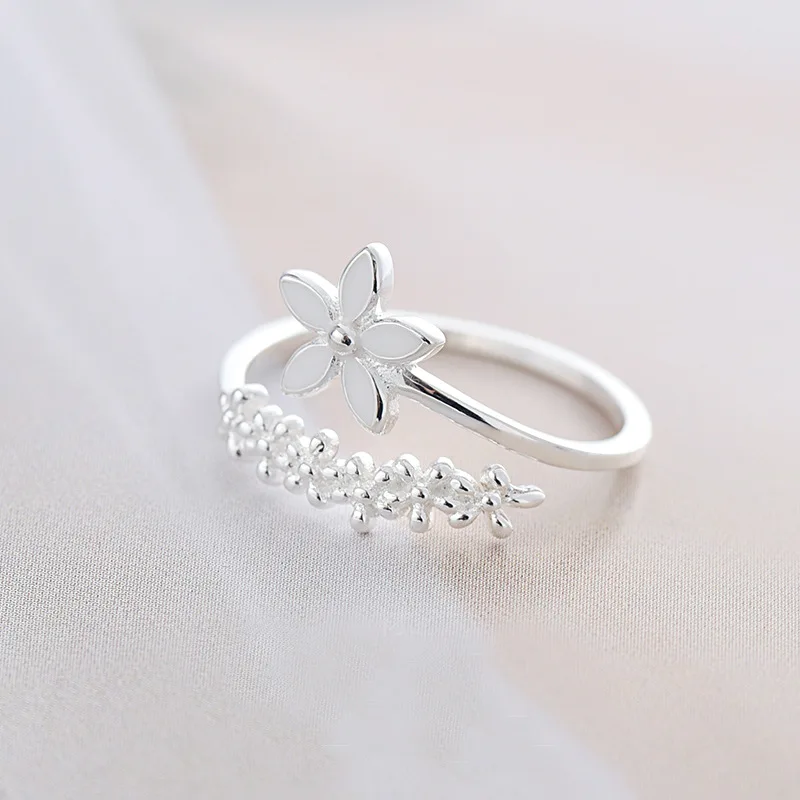 Свежий цветок Серебряный Цвет темперамент личности литературный мода подарок в