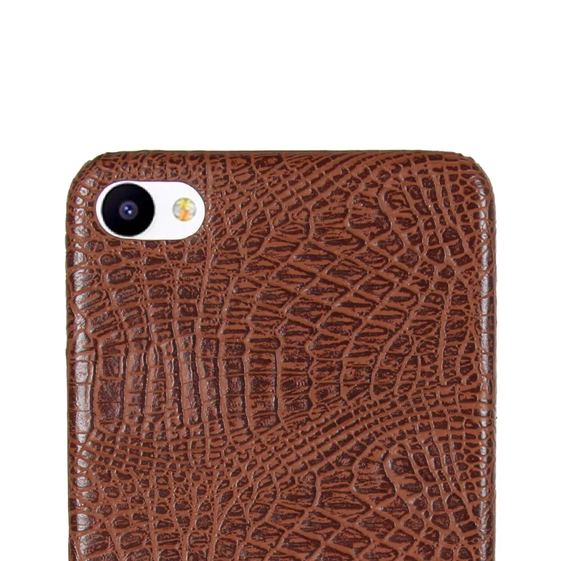 For Meizu U20 Case 5.5 inch Hard Plastic Crocodile PU Leather Back Cover Phone U 20 U685H | Мобильные телефоны и