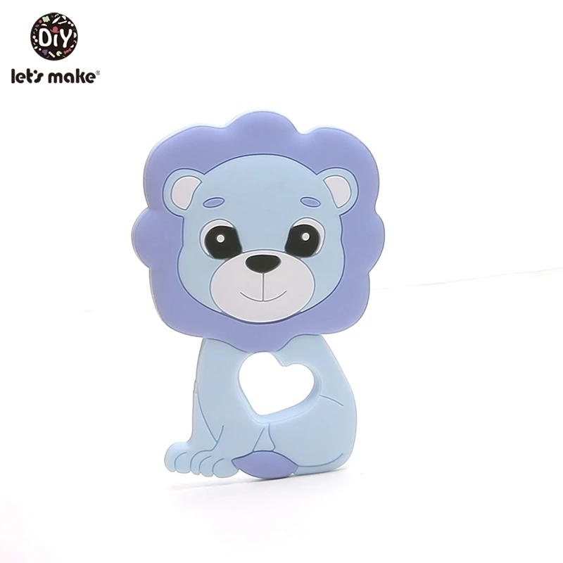 Let'S Make 1Pc Silicone Baby Teether Toddler Toys Diy Stroller Accessories For Pacifier Chain Owl Food Grade Toys Baby Teether - Цвет: 1ER129515