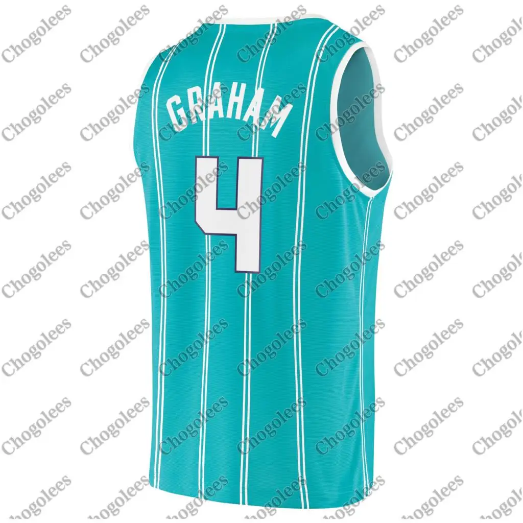 

Men Basketball Jersey Devonte' Graham Charlotte 202021 Fast Break Jersey Teal Icon Edition