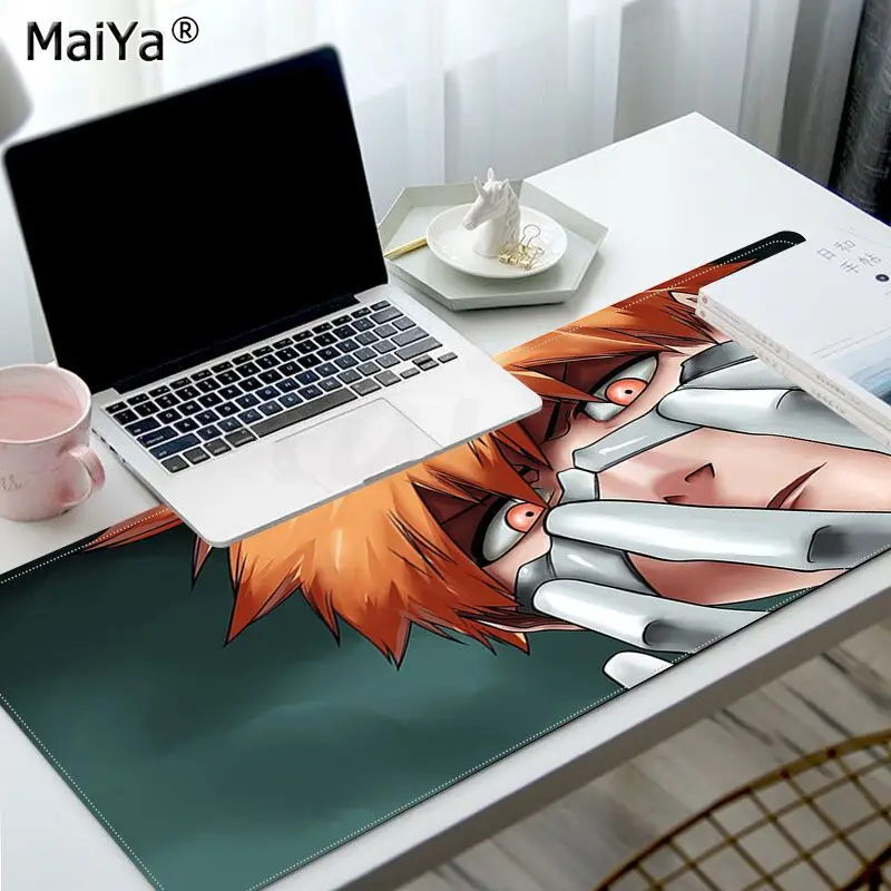 

Maiya Bleach Funny Durable Rubber Mouse Mat Pad Size for Customized mouse pad for CS GO PUBG