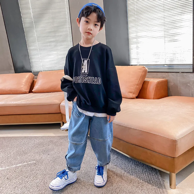 

Arrivel Spring Autumn Boys Sweatshirts Jacket Coat KidsOutwear Children Clothes Tops Teenager Sport Beach School High Quality