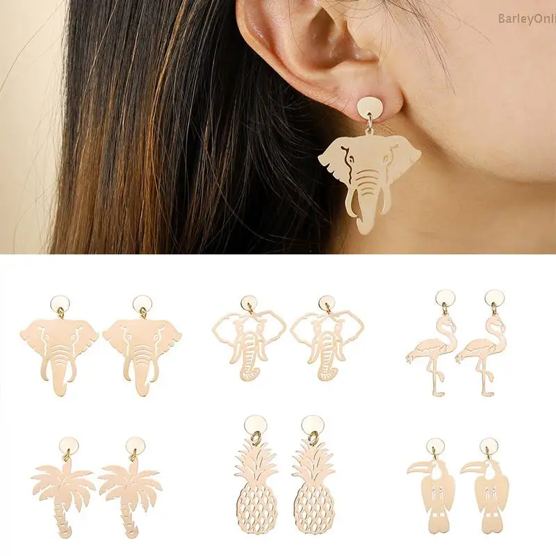 Полые серьги висячие интересный узор интересные женские украшения в виде