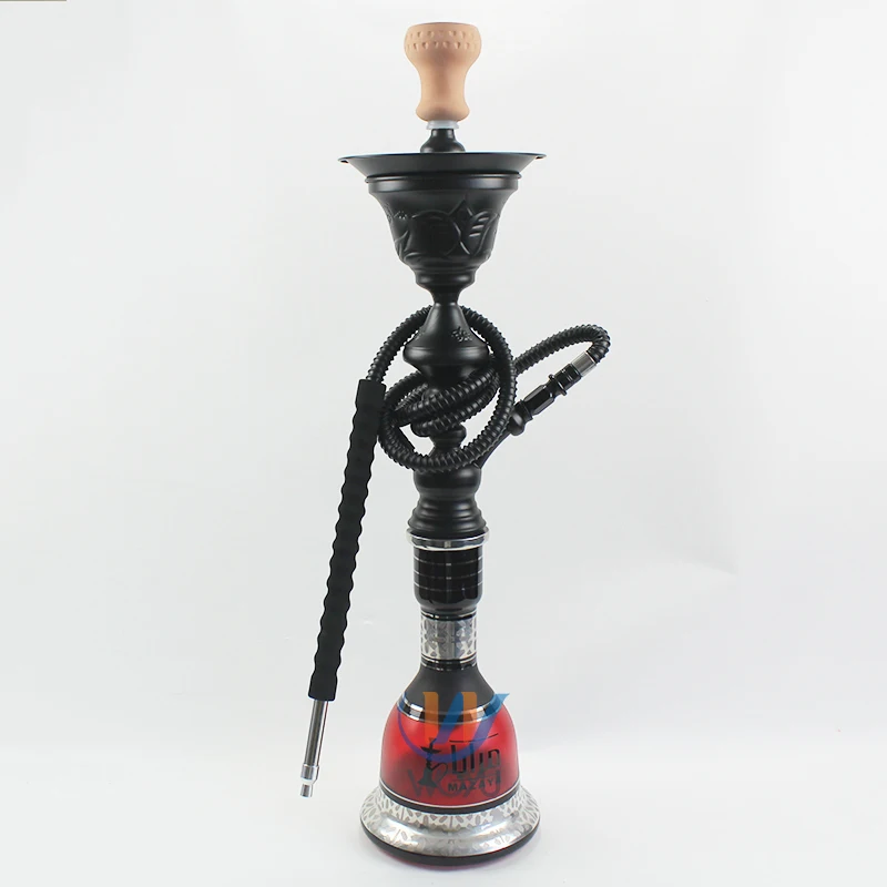 Классический кальян в арабском стиле Chicha большой стальной с держателем для льда