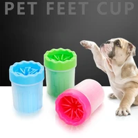 dog paw cleaner cup soft silicone combs%c2%a0for small large dogs feet washer%c2%a0clean brush quickly wash dirty pet foot cleaning bucket