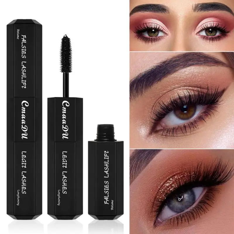 

Nature 5D Silk Fiber Eyelashes Lengthening Mascara Lasting Lash Black Eyelashes Extension Mascara Smudge-Proof Waterproof TSLM1